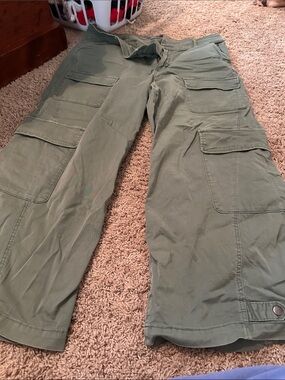 torrid Olive Cargo Pants with Flap Pockets